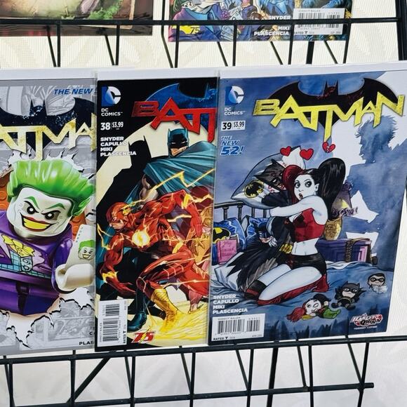 New 52 Batman 30-36 38-39 Variant Lot Lego Selfie Alfred E Nueman Mad Bombshell - Picture 2 of 6